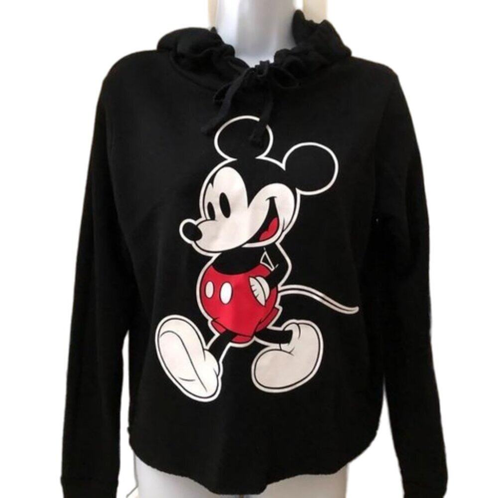 Disney Mickey Mouse Black Hoodie size M